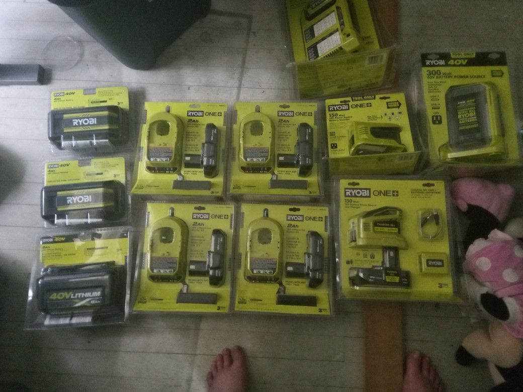 Various Ryobi Tools