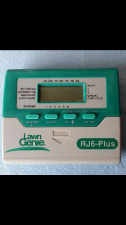 Sprinkler timer Lawn Genie RJ6-PLUS never used brand new