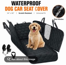 Waterproof Dog Car Seat Cover 54x58