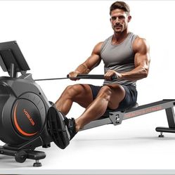 YOSUDA Magnetic/Water Rowing Machine for Home - Rower Machine Use with Bluetooth, App Supported, Rowing Machine for Taller Power Athletes, Comfortable