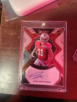 Jaxon Smith njigba autograph  card super bowl mvp