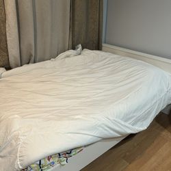 Bed frame , New Condition , With Mattress Included Full Size.