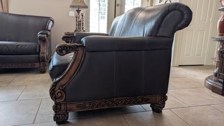 Ashley Furniture “Casa Mollino” Leather-Touch Sofa & Loveseat Set