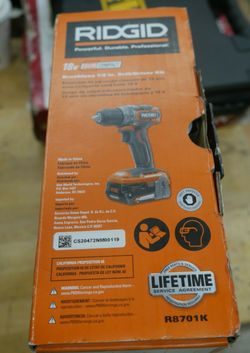 RIDGID 18V Brushless SubCompact Cordless 1 2 in. Drill Driver Kit