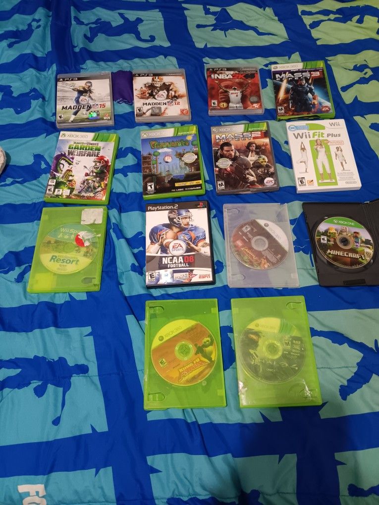 Video Game Bundle - PS3, PS2, Xbox, and Wii