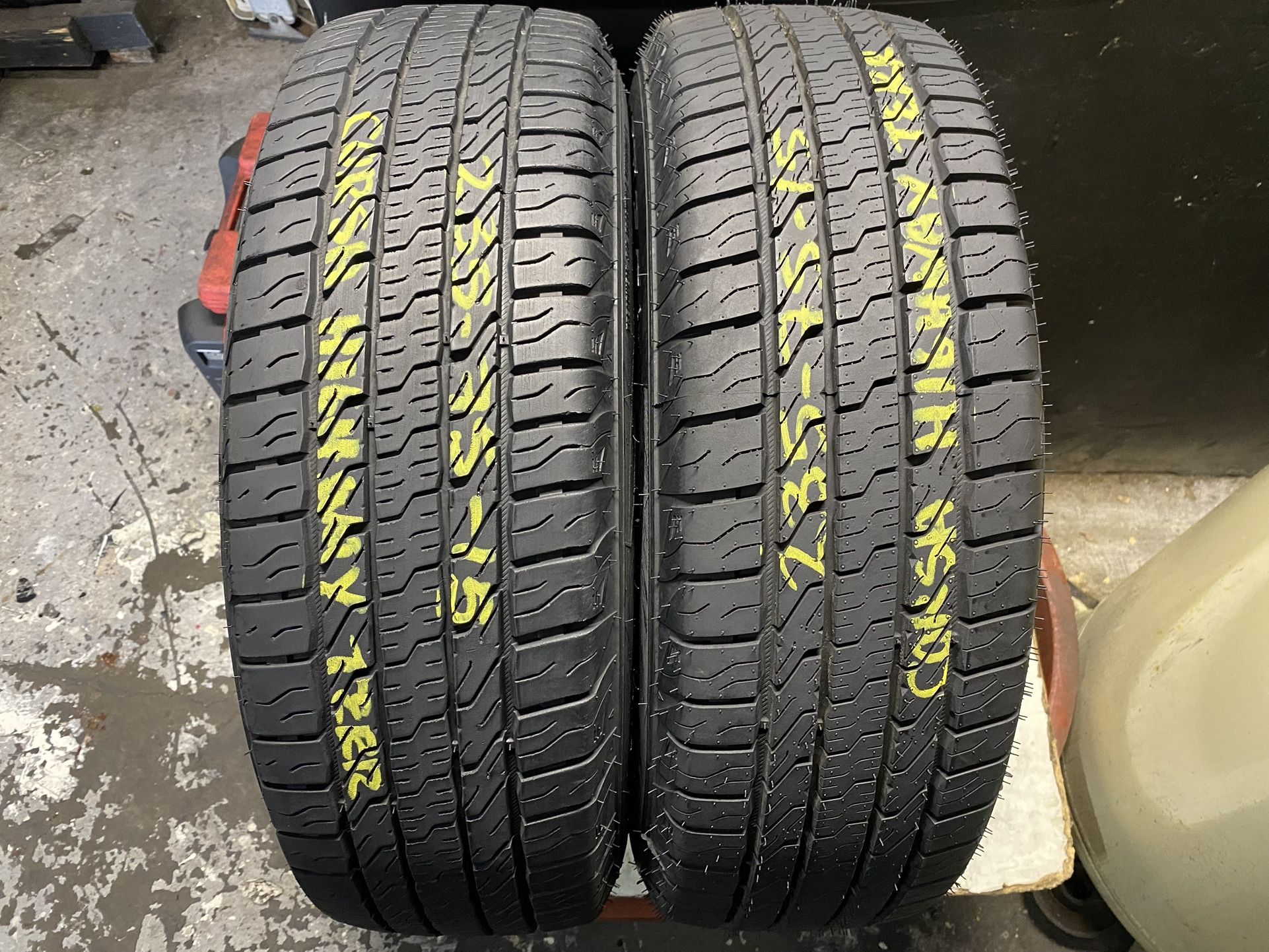235-75-15 Corsa Highway Terrain Used Tire Pair W/85% Life $140 Free Mounting And Balancing