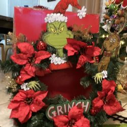 Grinch Christmas Wreath