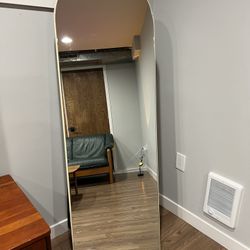 Standing Floor Arched Mirror