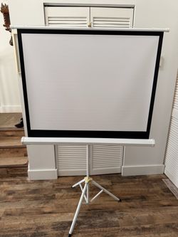 Small Portable Projector Screen with Tripod Stand