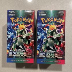 Triple Beat Korean Booster Box *SEALED* Pokémon Scarlet & Violet Dendra Dedenne Tauros Magikarp Pokemon sv1A