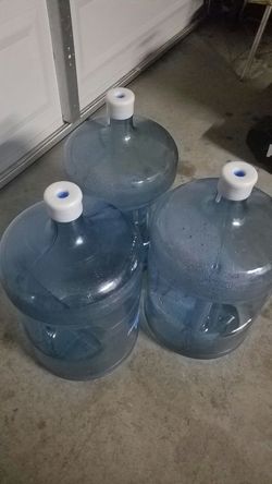 5 gallon water jugs
