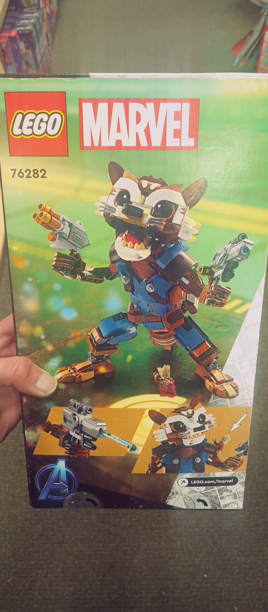 Rocket Lego Figure! 566 Pieces! 