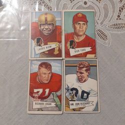 1952 Bowman Football Lot