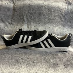 adidas neo Vs Advantage 'Black And White' Size 12 Euc