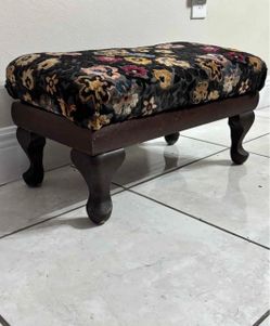 Antique Foot Stool With Storage 23”Lx13”Wx11”H