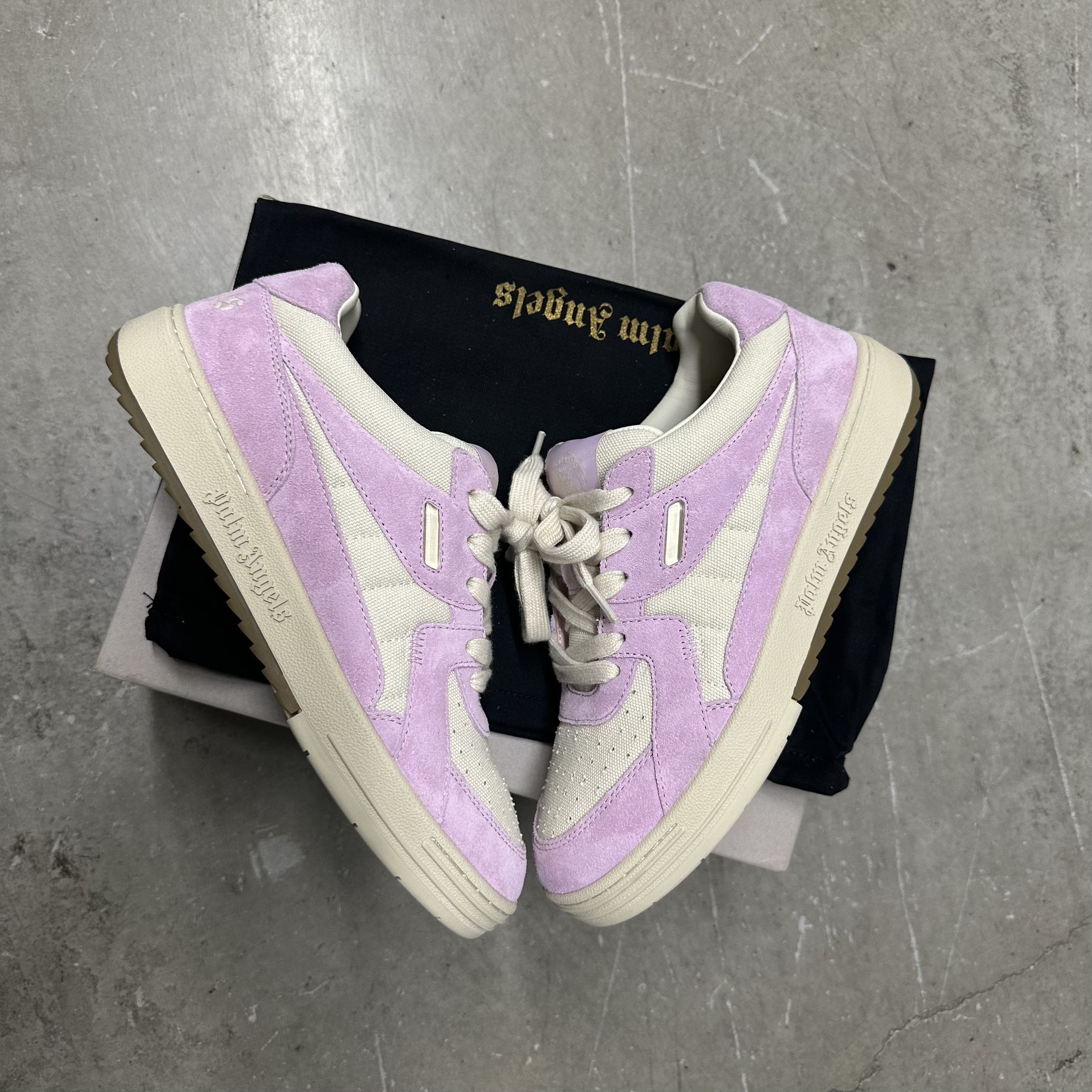 Palm Angels University Suede Sneakers Size 42 (Sz Mens) - Main Image