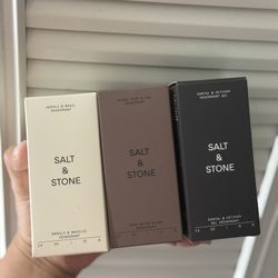 Salt And Stone Deodarants $20 Each 