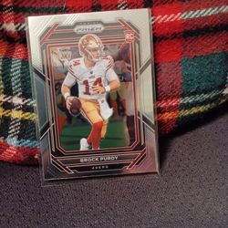 Brock Purdy Rookie Card. Football Card.