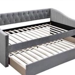 Gray Day Bed w. bonus bed