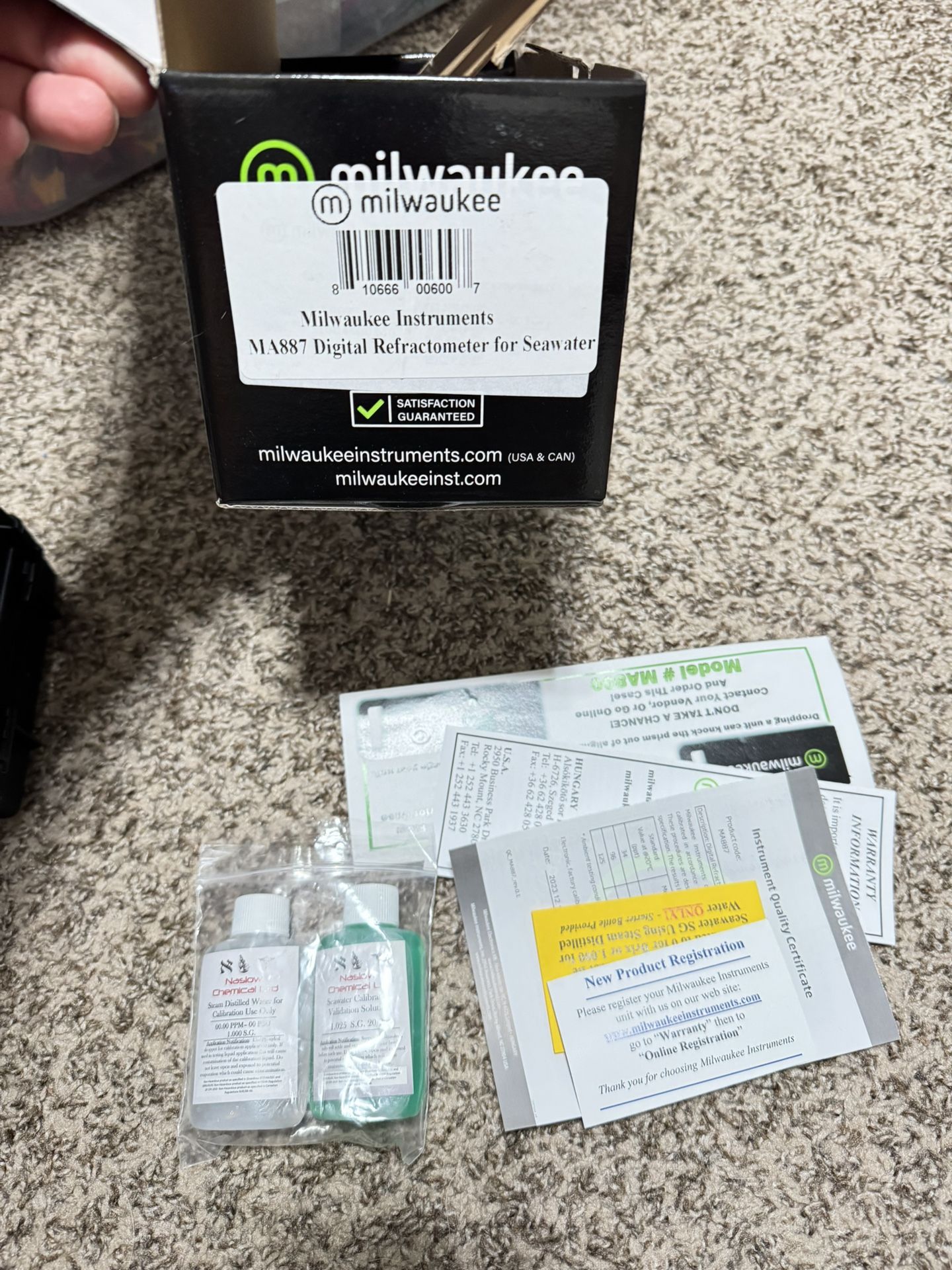 Milwaukee MA887 Digital Refractometer