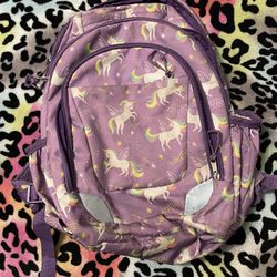 Purple Unicorn Backpack 