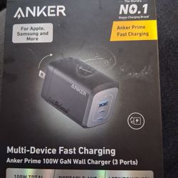 Brand New In Box Anker 100 Watt Fast Charger