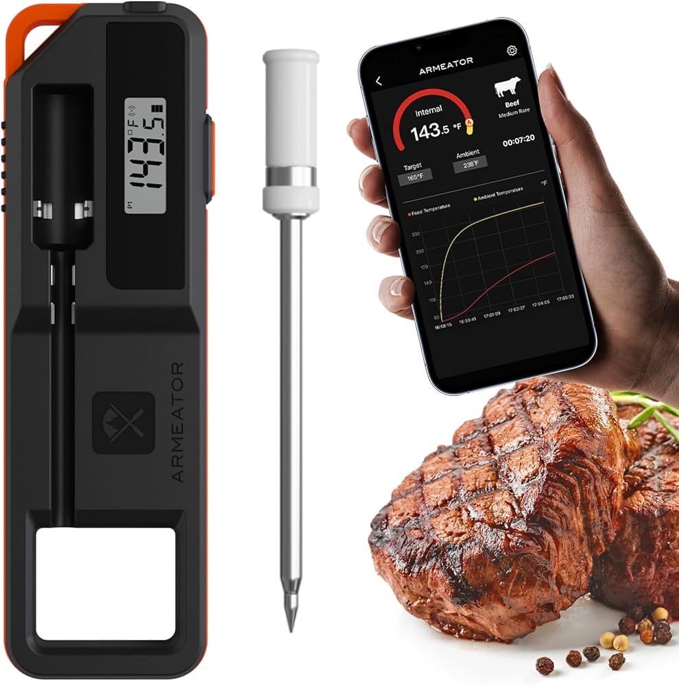 Smart Bluetooth Wireless Meat Thermometer Digital with App