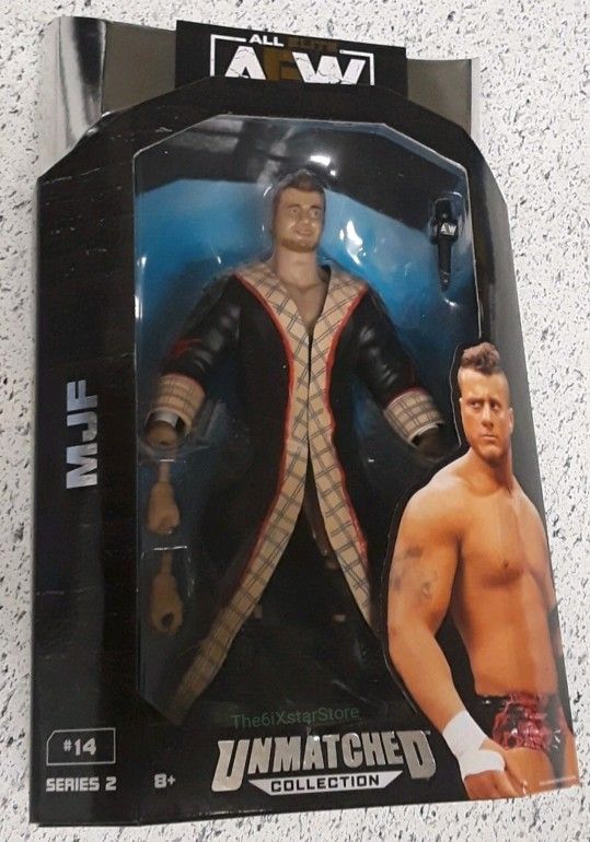 AEW MJF Unmatched Action Figure NEW Jazwares All Elite Collection Series 2 #14