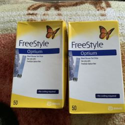 NWT Unopened Freestyle Neo Blood Glucose Test Strips 100 Pieces 