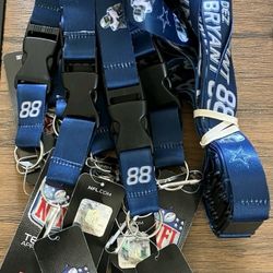 Wholesale Lot of 10 #88 Bryant Lanyards with Detachable Keychain Holder - New! 
