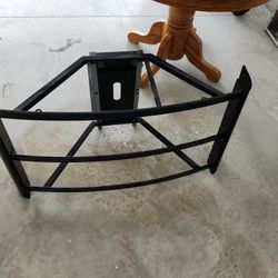 Black Glass TV Stand