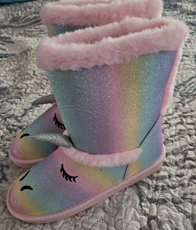 Toddler Girls Unicorn Boots