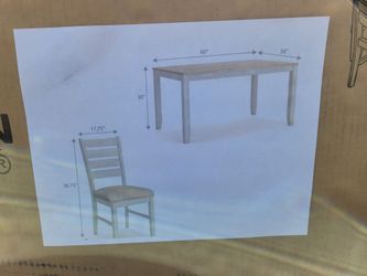 Brand New In Box! Signature Design by Ashley 7-Piece Dining Set