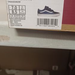 Vans Size 7 Men Women 8.5 Velcro
