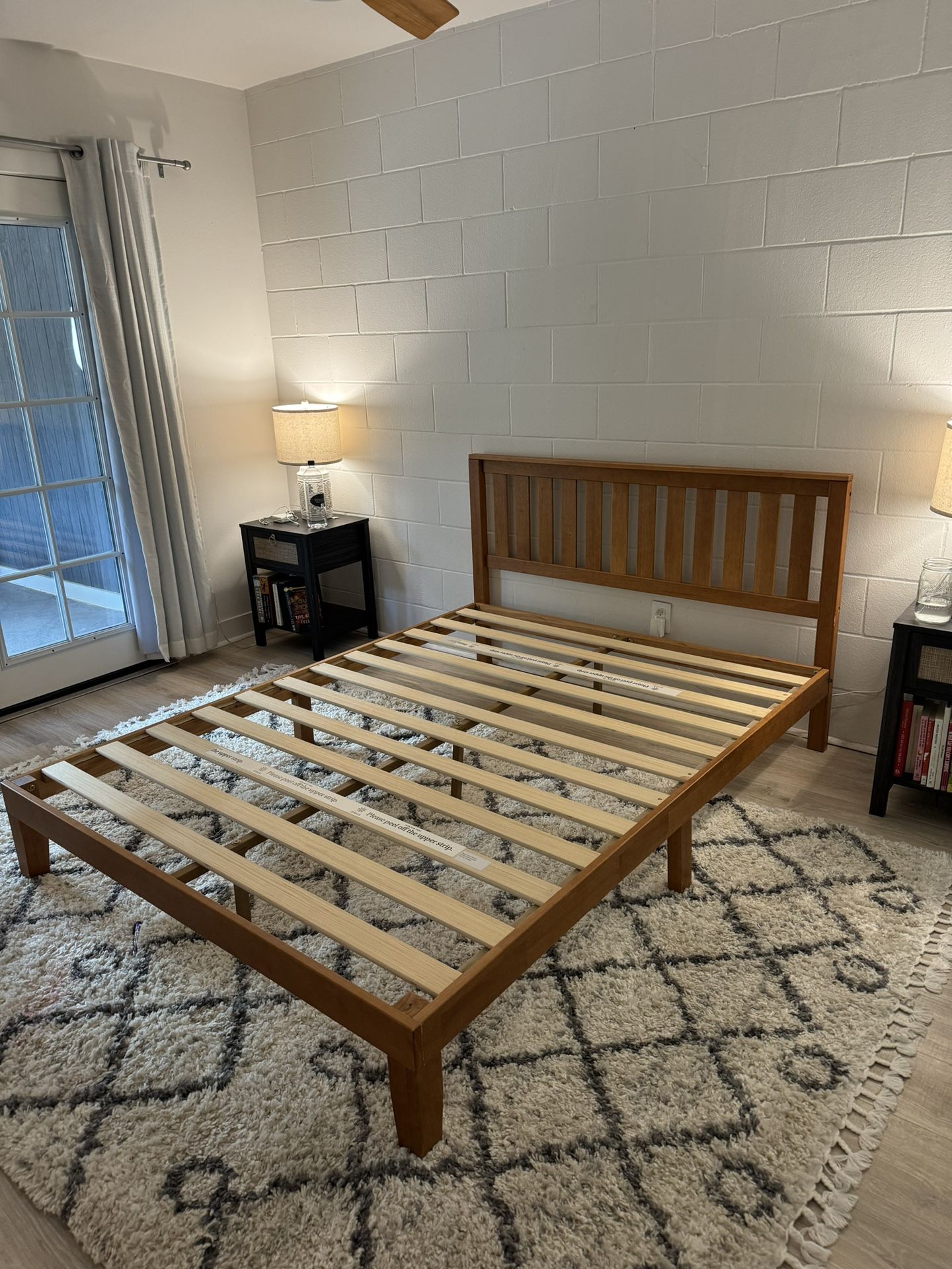 Queen bed frame