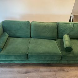 Emerald Green Couch 