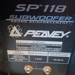 Peavey Subwoofer (Huge)