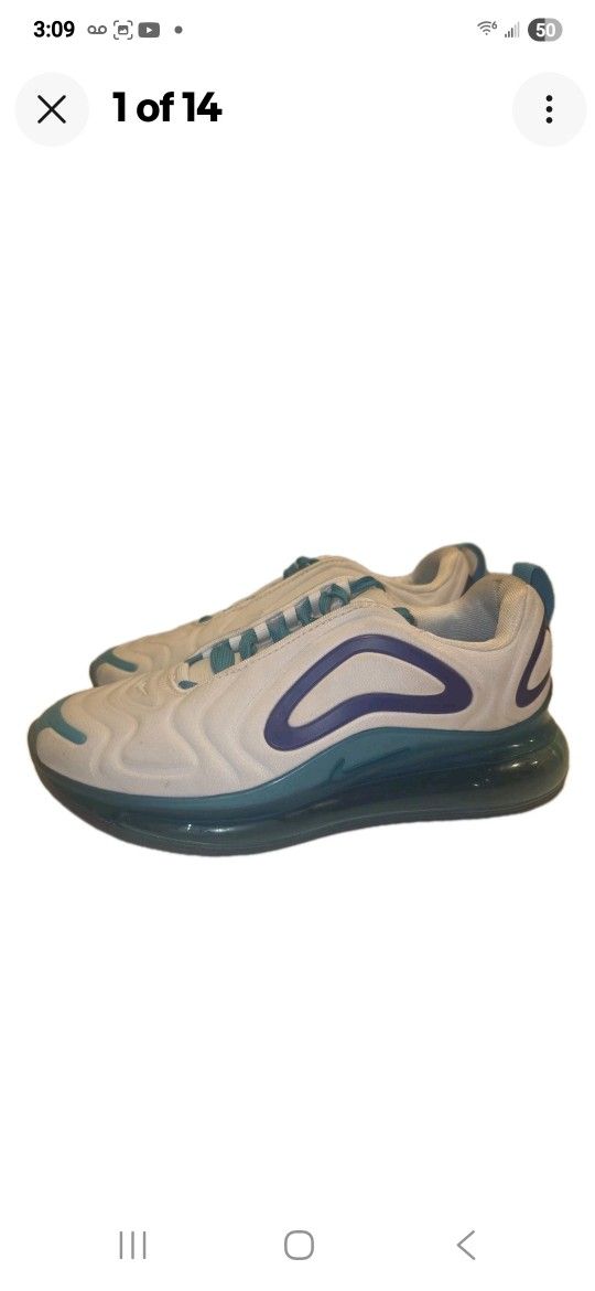 Air Max White Sneakers Size White/Grey Men Nike Air Max Axis