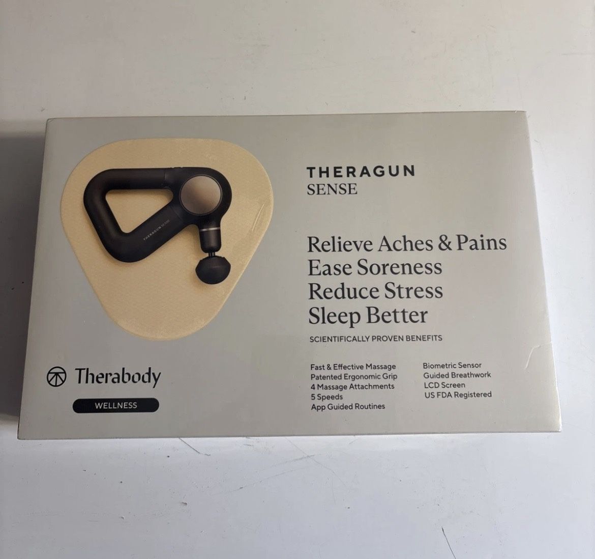 Theragun Sense Percussion Gun - Deep Tissue Massager for Pain & Stress Relief