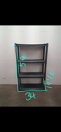 Storage shelf Pickup 3-8:30 pm rainbow/charleston cash only read description