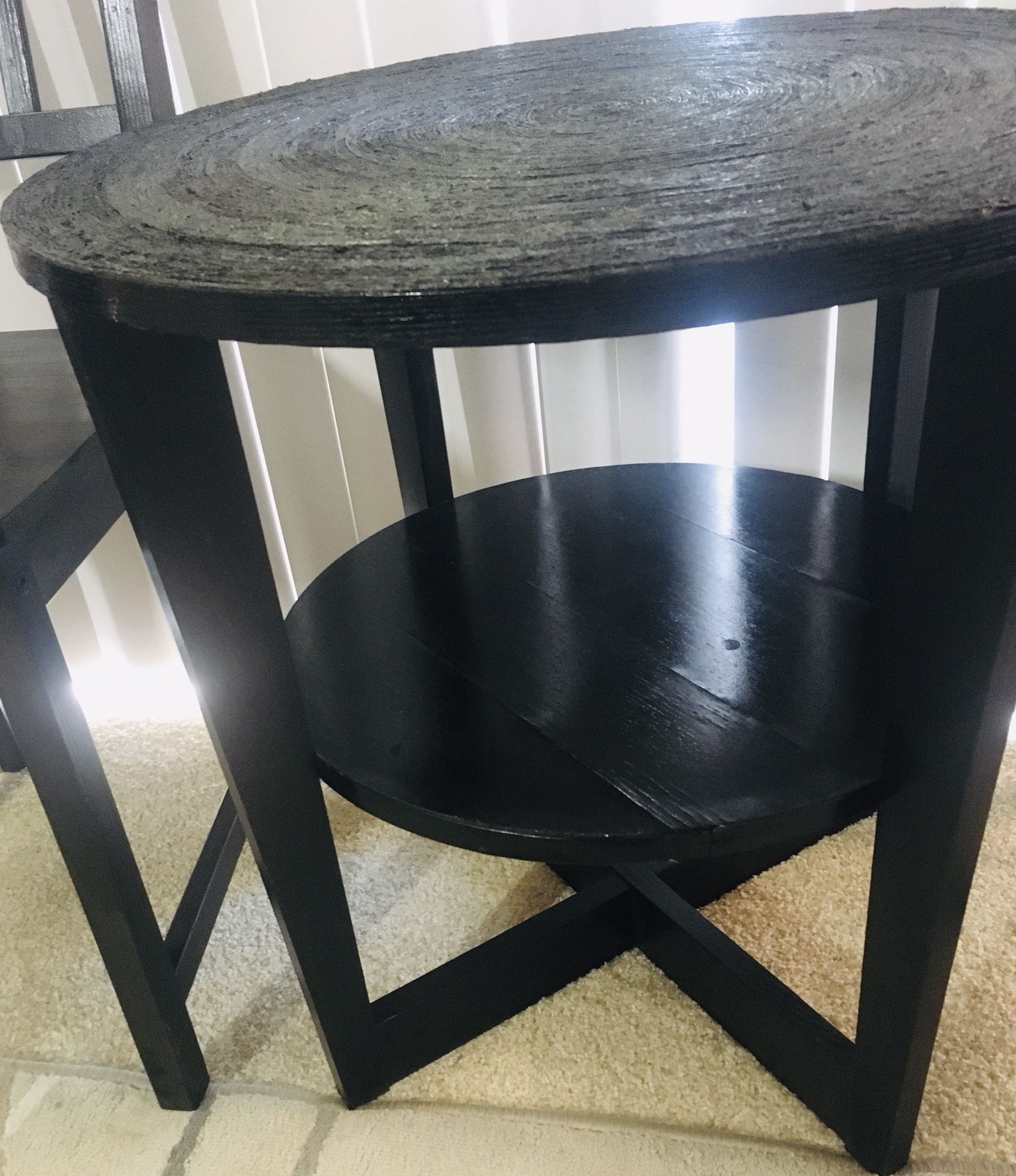 Ikea Vejmon Side Table in Black for Sale in Irvine, CA OfferUp