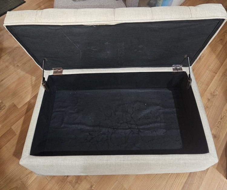 OTTOMAN WITH STORAGE