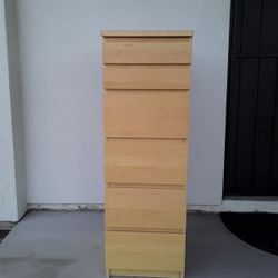 Tall Dresser 16 W X 19 D X  49 H Inches 