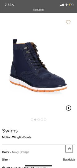 Swims Motion Wingtip Boots