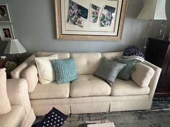 Cream colored Couch