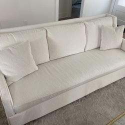 Hudson 93" Sofa 95W X 43D X 34H Fabric: Tigress Frost