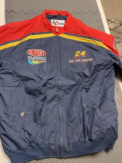 Nascar JEFF GORDON Dupont Red Blue CHASE AUTHENTICS Jacket XL