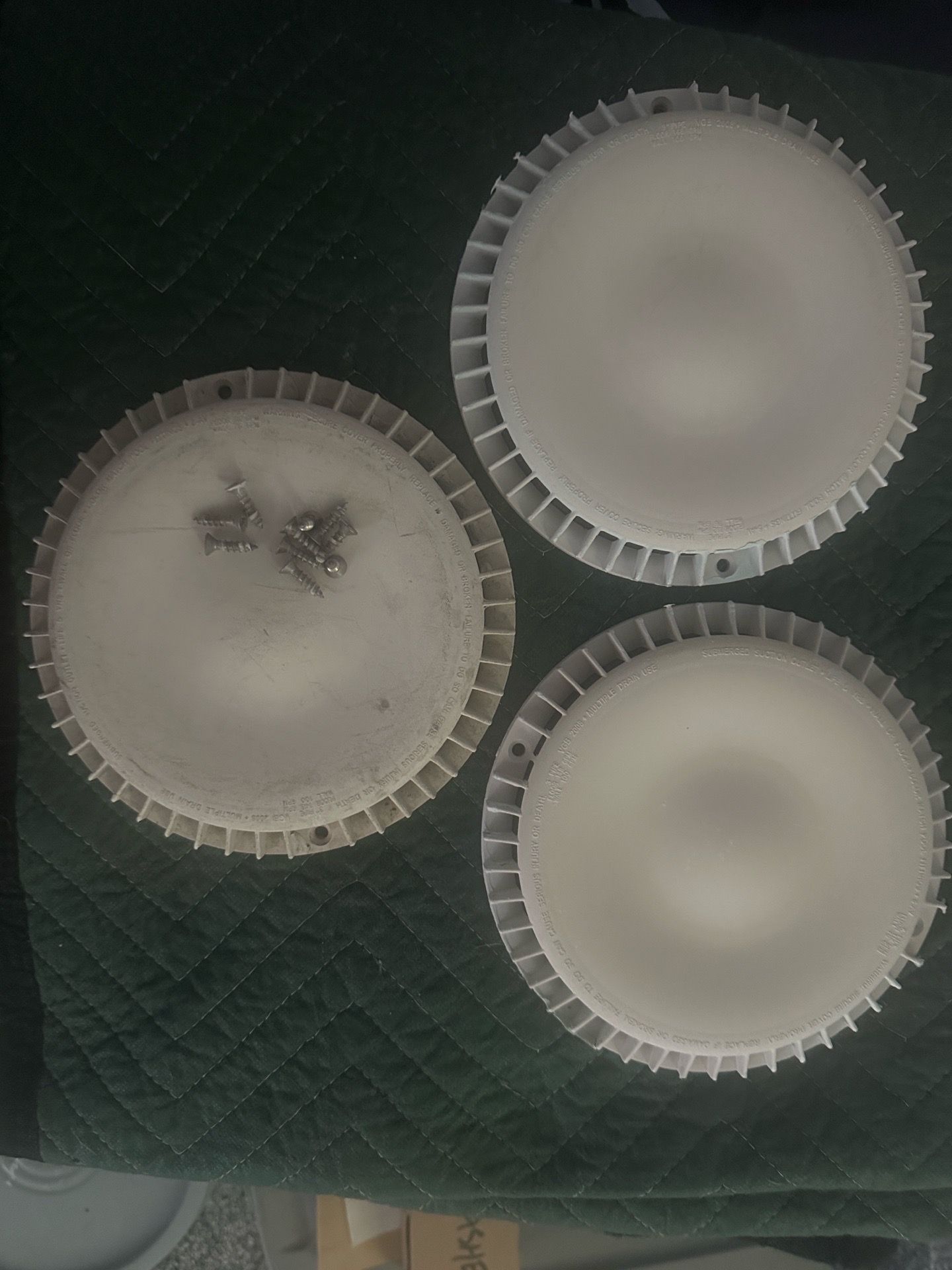 Pool drain covers