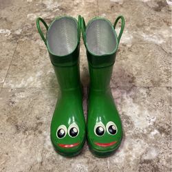 Kids Rain Boots - Frog - Size 2