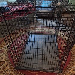 54" Double Door Dog Crate